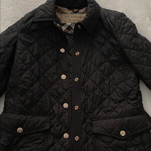 Burberry Black Quilted Utility Jacket